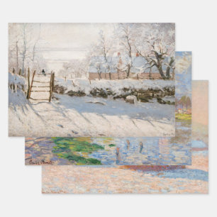 Claude Monet - Masterpieces Selection Wrapping Paper Sheet