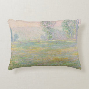 Claude Monet   Meadows in Giverny, 1888 Decorative Pillow