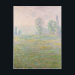 Claude Monet | Meadows in Giverny, 1888 Postcard<br><div class="desc">Meadows in Giverny,  1888 | by Claude Monet | Art Location: Hermitage,  St. Petersburg,  Russia | French Artist | Image Collection Number: BAL43079</div>