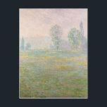 Claude Monet | Meadows in Giverny, 1888 Postcard<br><div class="desc">Meadows in Giverny,  1888 | by Claude Monet | Art Location: Hermitage,  St. Petersburg,  Russia | French Artist | Image Collection Number: BAL43079</div>