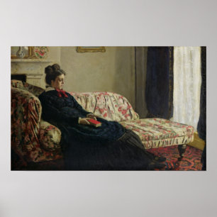 Claude Monet   Meditation or Madame Monet Poster