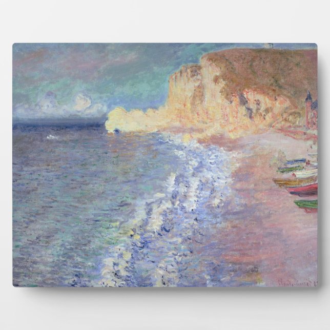 Claude Monet | Morning at Etretat Plaque (Front)