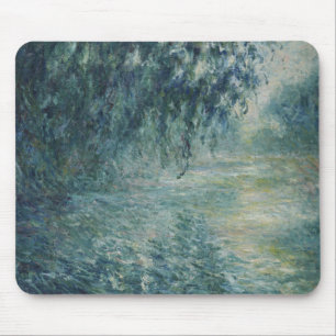 Claude Monet - Morning on the Seine Mouse Pad