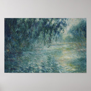 Claude Monet - Morning on the Seine Poster