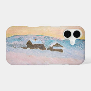 Claude Monet - Norvège Paysage, Maisons Bleues