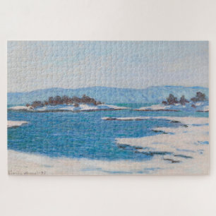 Claude Monet Norwegian Fjord Jigsaw Puzzle