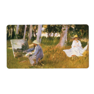 Claude Monet Painting, Edge of a Wood by Sargent