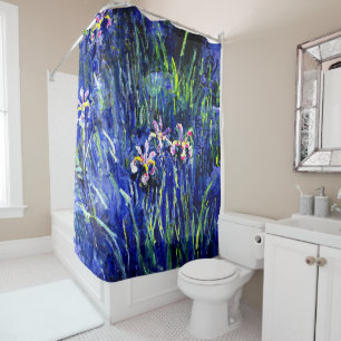 Claude Monet painting, Irises