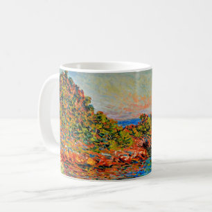 Claude Monet painting, Near Monte Carlo  Coffee Mug