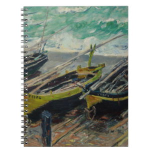 Claude Monet Painting Oil Canvas Artistic Nature Notebook