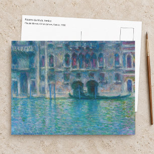 Claude Monet - Palazzo da Mula Postcard