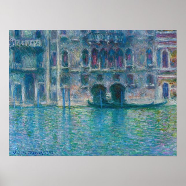 Claude Monet - Palazzo da Mula Poster (Front)