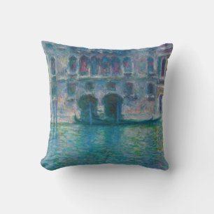 Claude Monet - Palazzo da Mula Throw Pillow