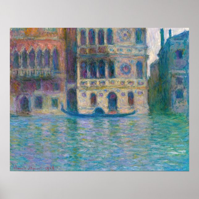 Claude Monet - Palazzo Dario Poster (Front)
