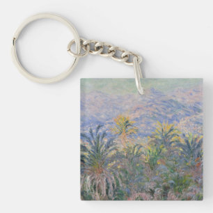 Claude Monet   Palm Trees at Bordighera Keychain