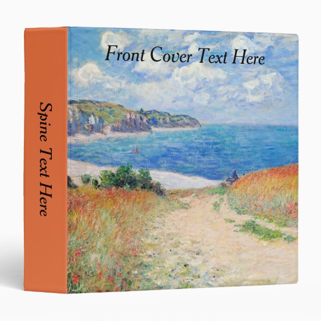 Claude Monet - Path in Wheat Fields at Pourville Binder (Front/Spine)
