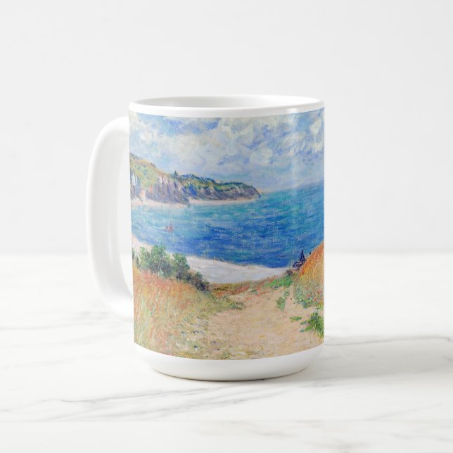 Claude Monet - Path in Wheat Fields at Pourville Coffee Mug (Front Left)