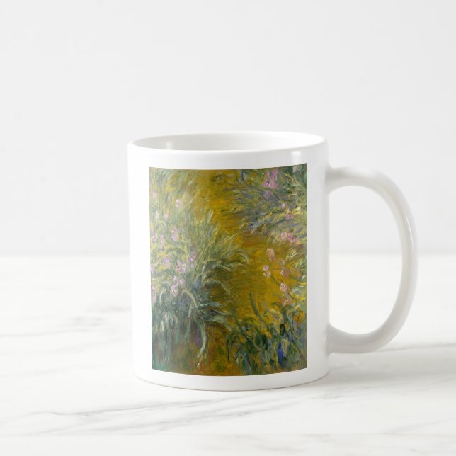 Claude Monet | Path through the Irises Coffee Mug (Right)
