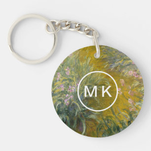 Claude Monet   Path through the Irises Keychain