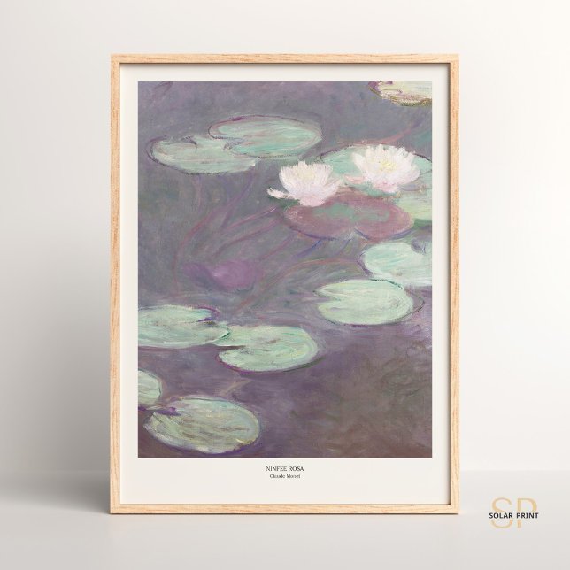 Claude Monet Pink Water Lilies Art Print (Creator Uploaded)