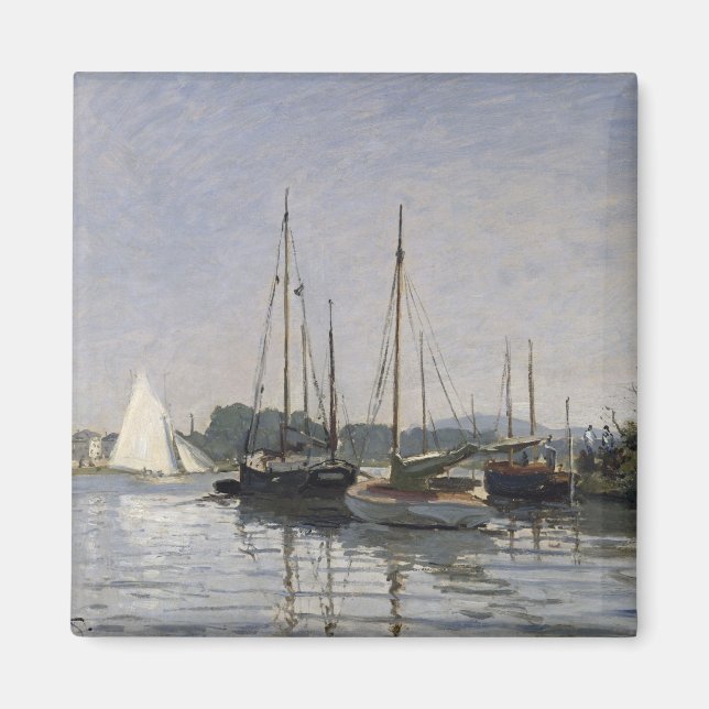 Claude Monet | Pleasure Boats, Argenteuil, c.1872- Magnet (Front)