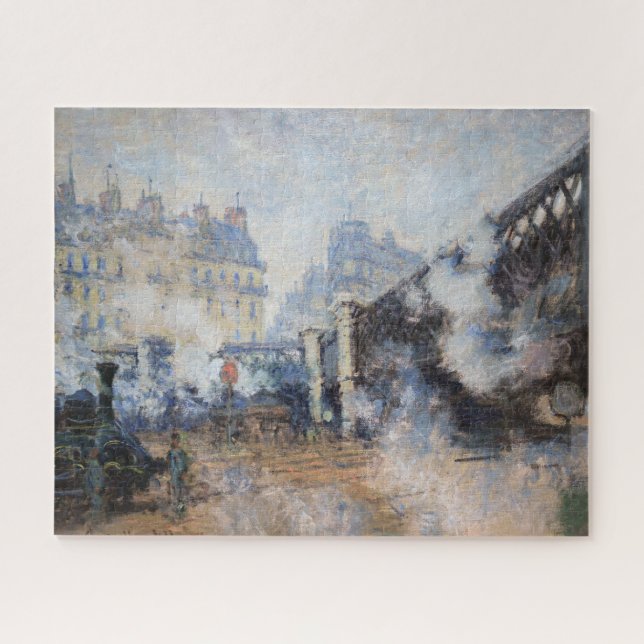 Claude Monet - Pont de l'Europe, Gare Saint-Lazare Jigsaw Puzzle (Horizontal)