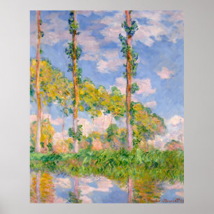 Claude Monet, Poplars in the Sun, 1891 Poster