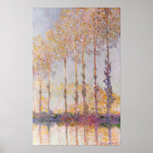 Claude Monet   Poplars on the Banks of the Epte Poster
