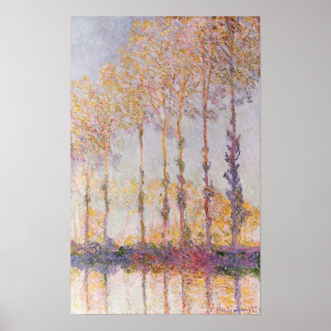 Claude Monet | Poplars on the Banks of the Epte Poster (Front)