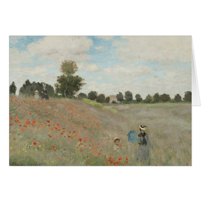 Claude Monet - Poppy Field (Front Horizontal)