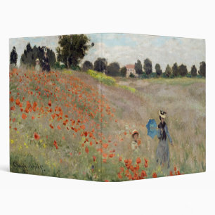 Claude Monet - Poppy Field Binder