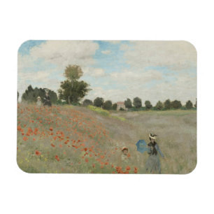Claude Monet - Poppy Field Magnet