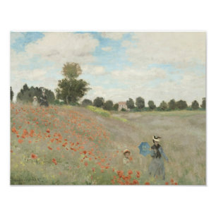 Claude Monet - Poppy Field Photo Print