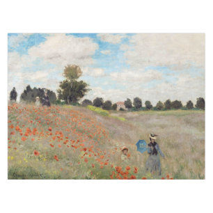 Claude Monet - Poppy Field Tablecloth