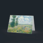 Claude Monet - Poppy Fields near Argenteuil (1875) Card<br><div class="desc">Poppy Fields near Argenteuil - Claude Monet,  Oil on canvas,  1875</div>