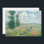 Claude Monet - Poppy Fields near Argenteuil (1875) Invitation<br><div class="desc">Poppy Fields near Argenteuil - Claude Monet,  Oil on canvas,  1875</div>