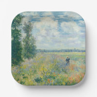 Claude Monet - Poppy Fields near Argenteuil (1875)