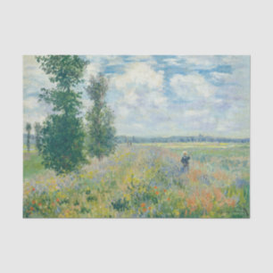 Claude Monet - Poppy Fields near Argenteuil (1875) Tissue Paper