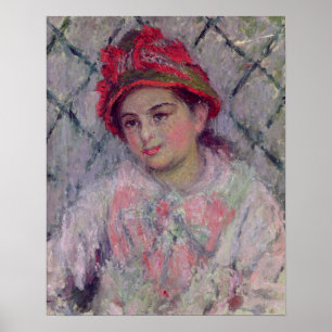 Claude Monet   Portrait of Blanche Hoschede Poster