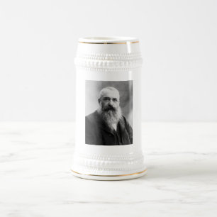 Claude Monet Portrait Photo Beer Stein