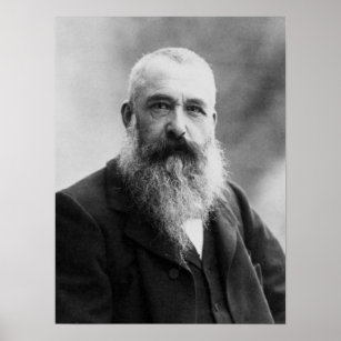 Claude Monet Portrait Photo Poster