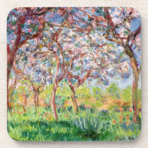 Claude Monet   Printemps a Giverny Coaster