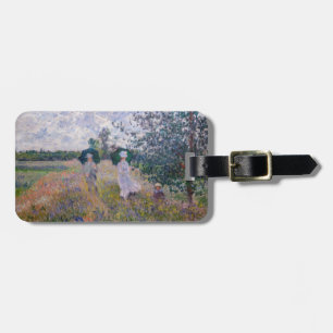 Claude Monet - Promenade near Argenteuil Luggage Tag