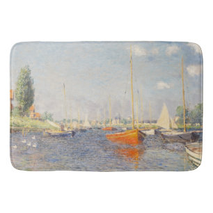 Claude Monet. Red Boats, Argenteuil Bath Mat