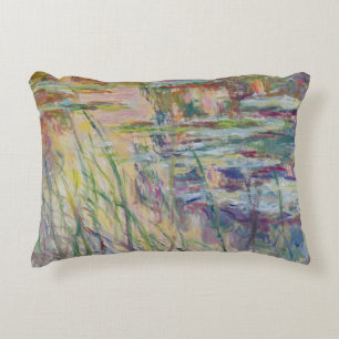 Claude Monet Reflections on the Water, 1917 Accent Pillow