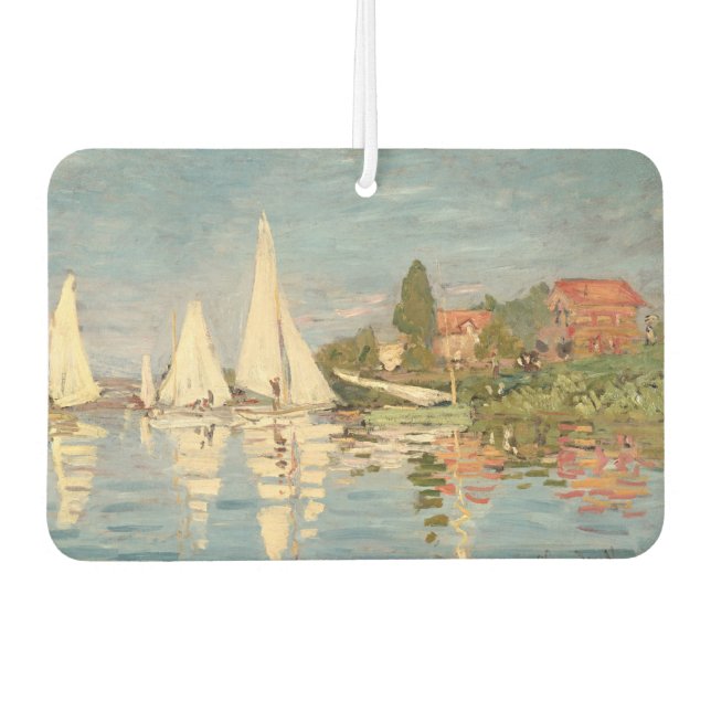 Claude Monet | Regatta at Argenteuil, c.1872 Air Freshener (Front)