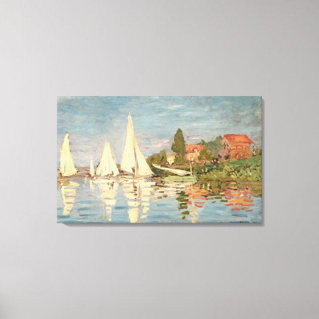 Claude Monet | Regatta at Argenteuil, c.1872 Canvas Print (Front)
