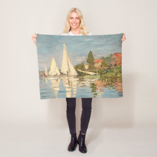 Claude Monet   Regatta at Argenteuil, c.1872 Fleece Blanket