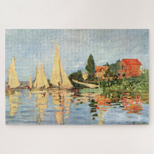 Claude Monet Regattas at Argenteuil (1872) Jigsaw Puzzle