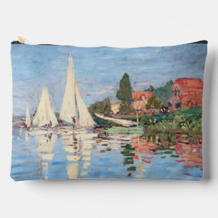Claude Monet - Regattas at Argenteuil Accessory Pouch